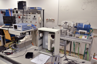 Laboratoř vysokootáčkových strojů - pracoviště s vířivou brzdou